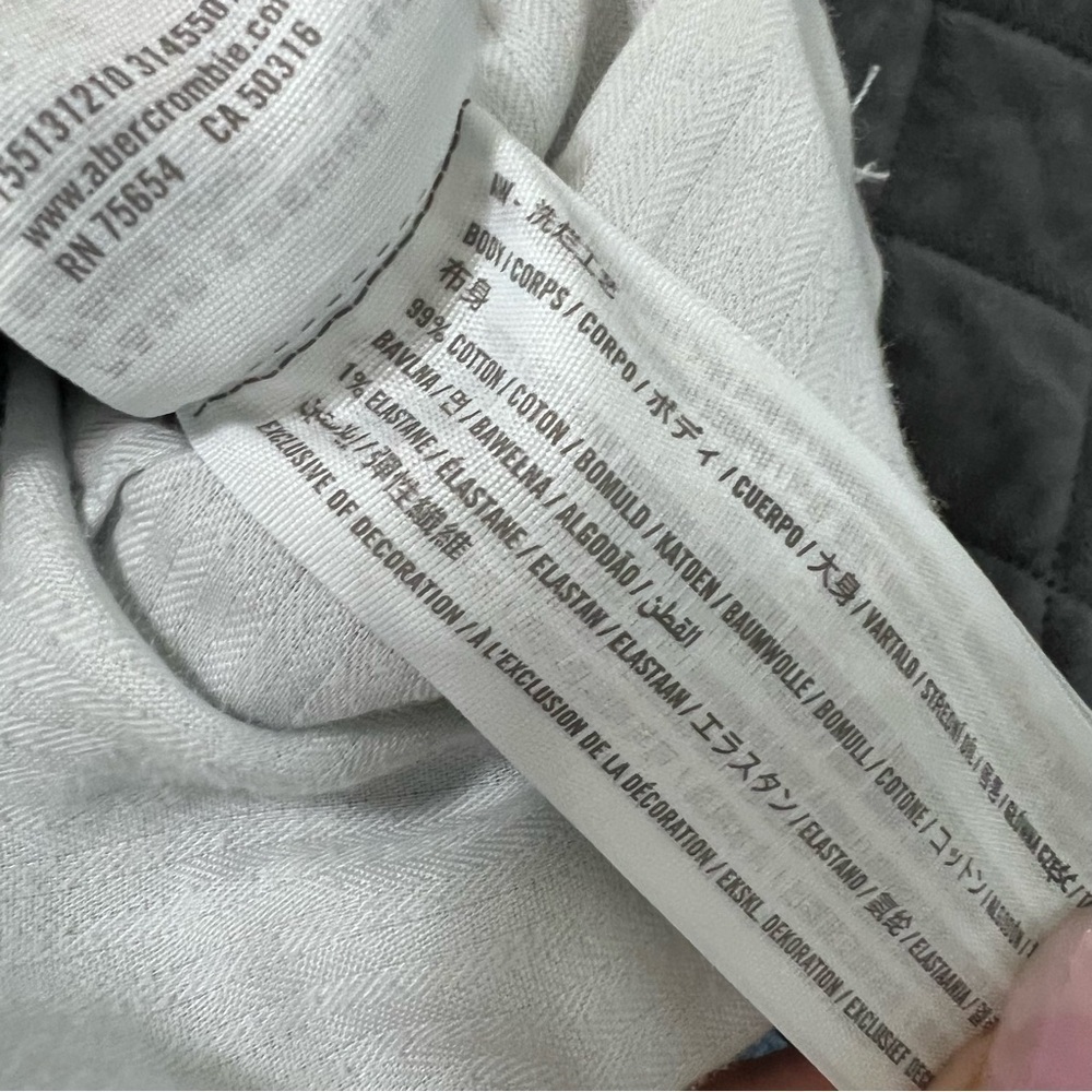 Abercrombie & Fitch The Dad High Rise Jeans Crossover Front Women 26 2 S Curve - Picture 8 of 9